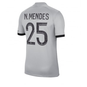Paris Saint-Germain Nuno Mendes #25 Bortatröja 2022-23 Kortärmad